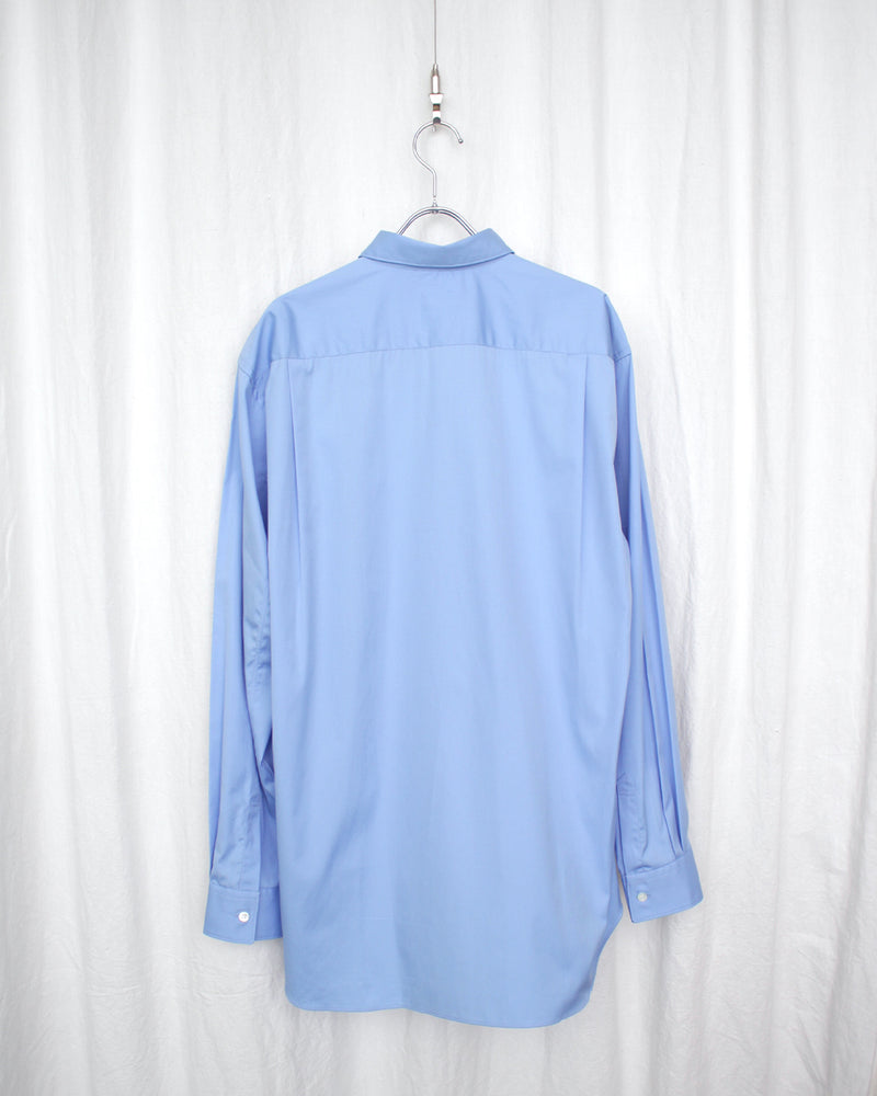 COMME DES GARÇONS SHIRT / COTTON POPLIN PLAIN SHIRT NARROW CLASSIC - Sky