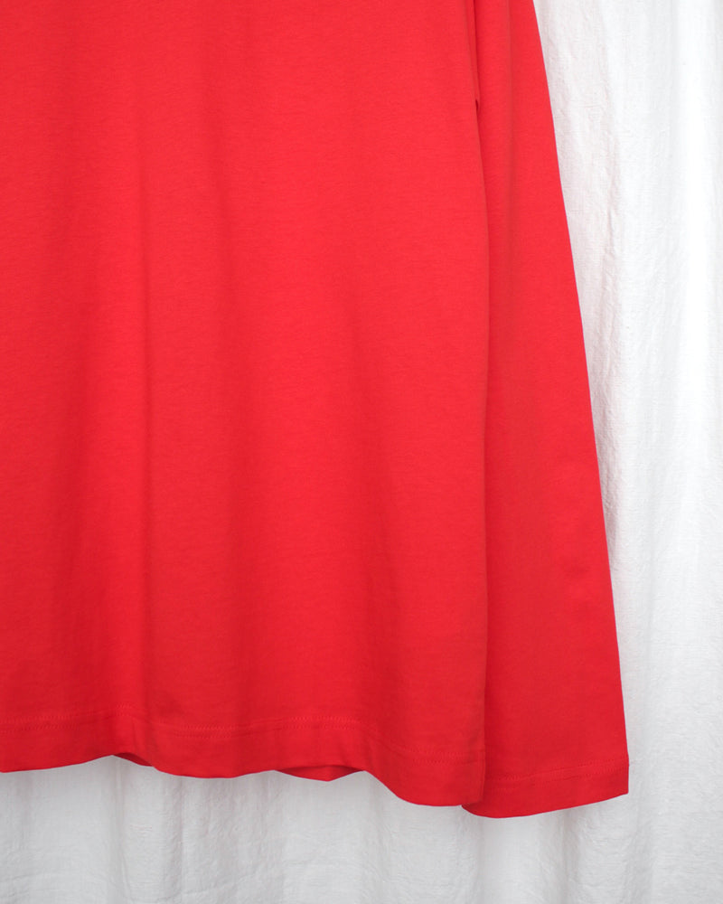 COMME DES GARÇONS SHIRT / L/S TEE BACK SMALL LOGO - Red (FP-T005-051)