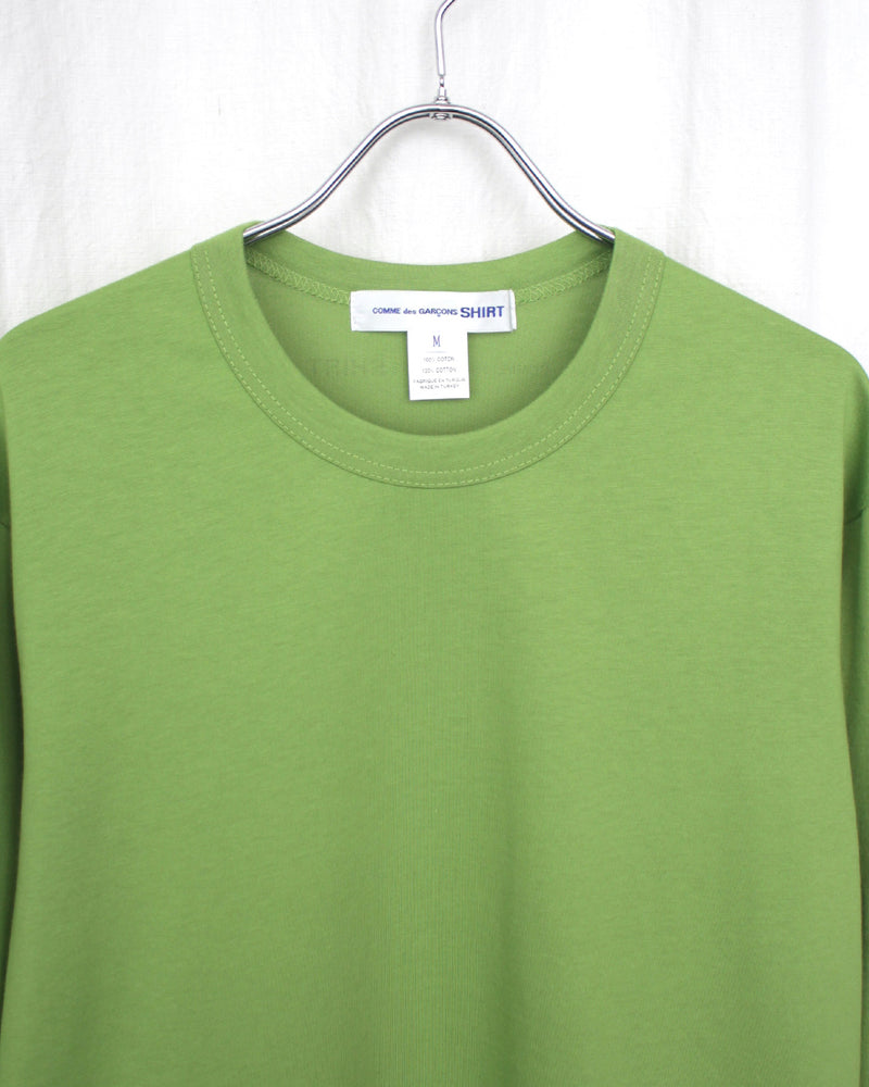 COMME DES GARÇONS SHIRT / L/S TEE BACK SMALL LOGO - Green (FP-T005-051)