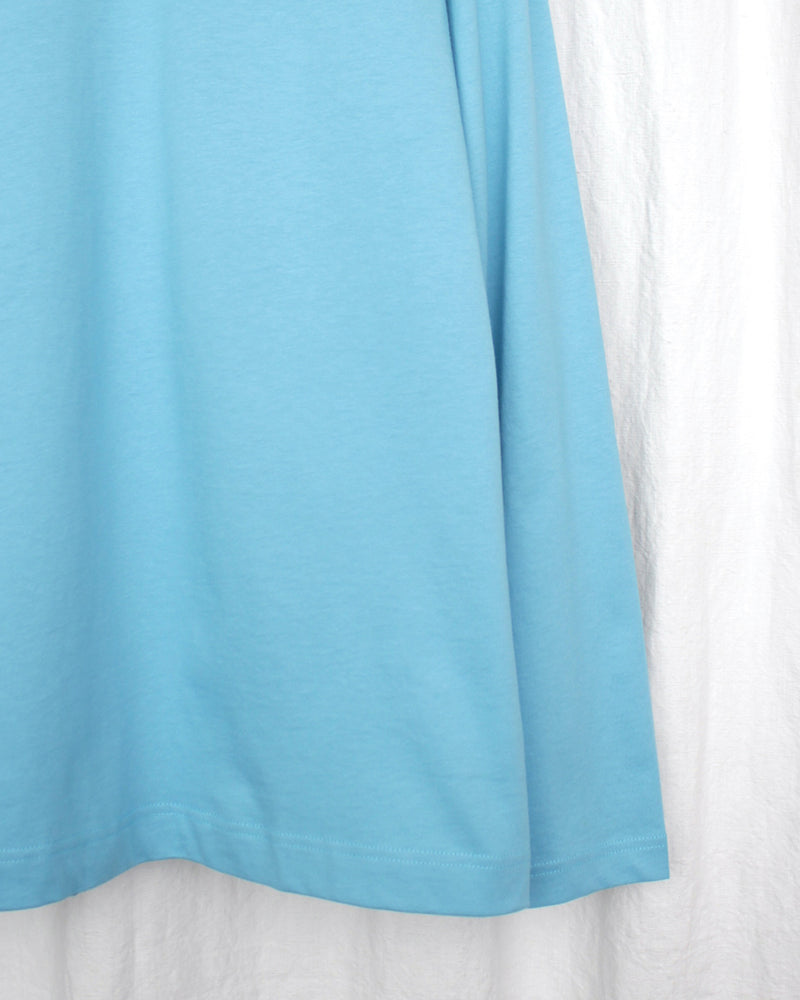 COMME DES GARÇONS SHIRT / L/S TEE BACK SMALL LOGO - L.Blue (FP-T005-051)