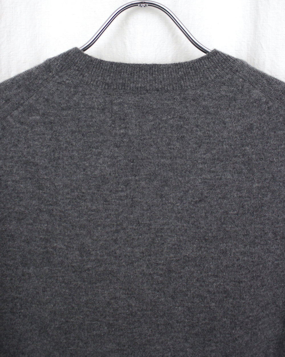 COMME des GARCONS モヘヤ混　ウール　七分袖　セーター　XS COMME DES GARÇONS SHIRT / FULLY FASHIONED KNIT V-NECK
