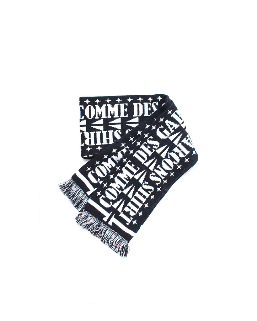 COMME DES GARÇONS SHIRT / KNITTED SCARVES (FR-K402-051) Black