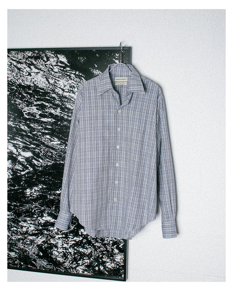 CAMISAS MANOLO / BLUE / WHITE MULTI CHECK NORMAL SHIRT - Blue / White (25020604)