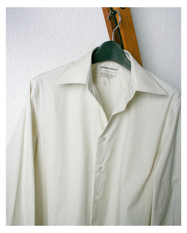 CAMISAS MANOLO / IVORY FORMAL SHIRT - Ivory (25020801)