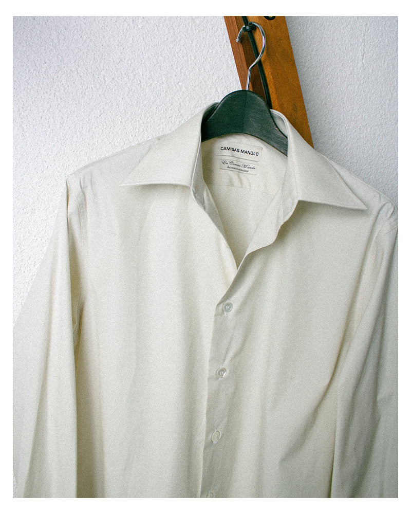 CAMISAS MANOLO / IVORY FORMAL SHIRT - Ivory (25020801)