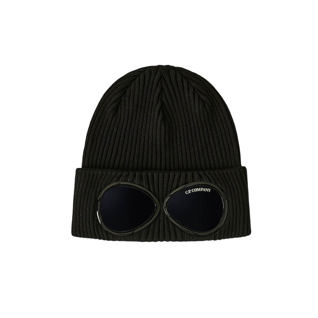 C.P. COMPANY / COTTON GOGGLE BEANIE (16CMAC016A) Black – Mukta / Sal
