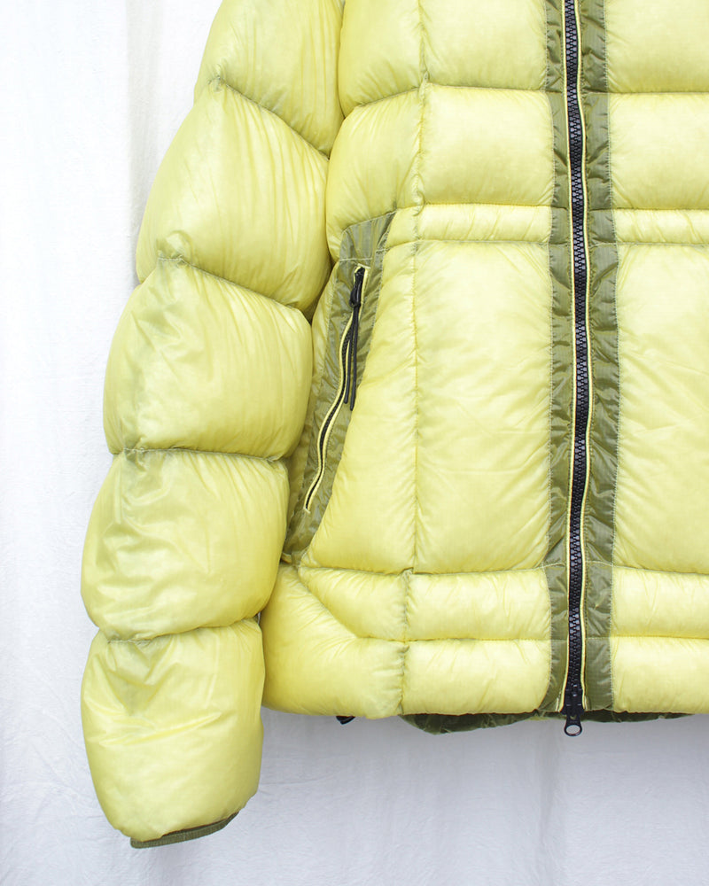 C.P. COMPANY / D.D. SHELL HOODED JACKET - Green Sheen (19CMOW702A)