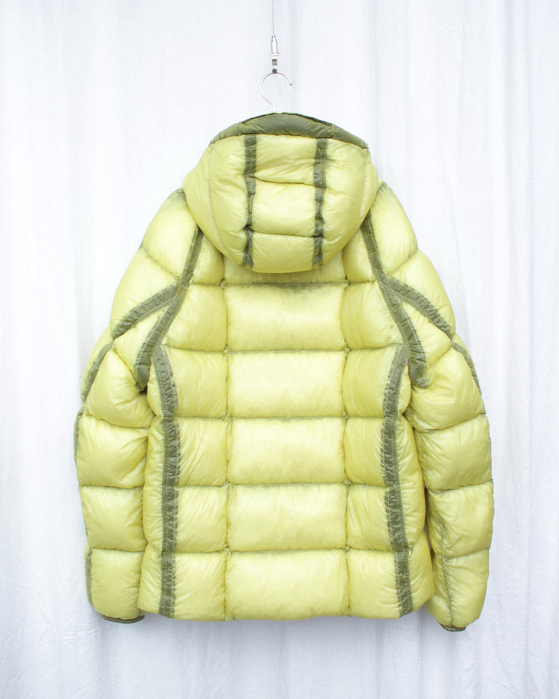 C.P. COMPANY / D.D. SHELL HOODED JACKET - Green Sheen (19CMOW702A)