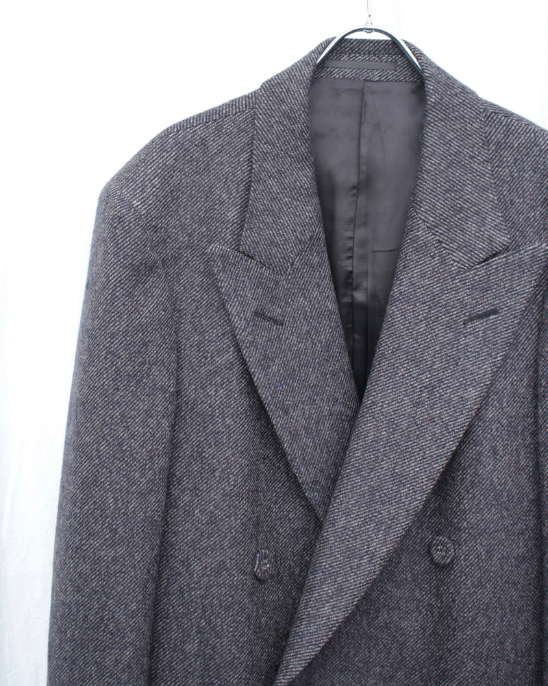 WALES BONNER / MAYFAIR COAT - Grey Melange (MA25CO09-WO02-903)