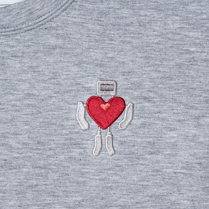 ROBOT SHOULDER T-SHIRT (24SS24CS304) Grey