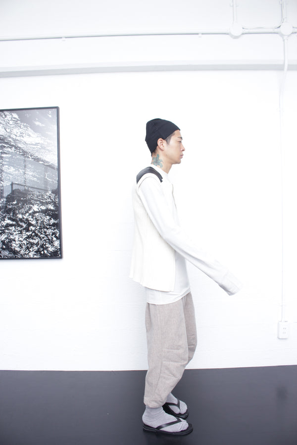 RIER / POLAR JERSEY ROUNDNECK - Talc (TSH16 JWV)