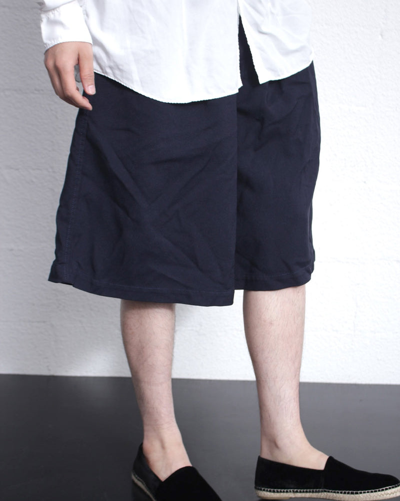 COMME DES GARÇONS SHIRT / POLYESTER POPLIN GARMENT TREATED SHORTS