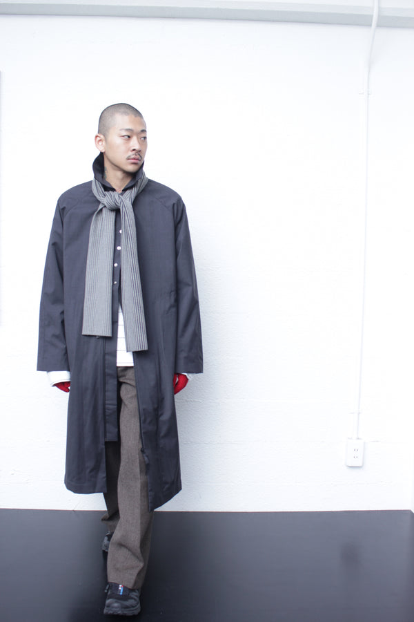 OMAR AFRIDI / ARTICULATED KNITTED SCARF - L.Grey (OA-AW25-ACC-105-04)