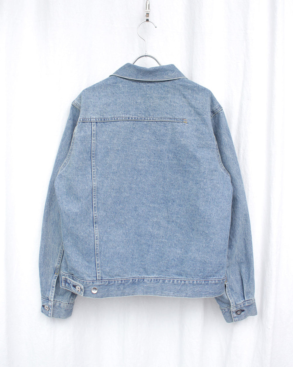 ENSOU. / ERASED JEAN JACKET-SPLASH (E14J008) BLUE – Mukta / Sal