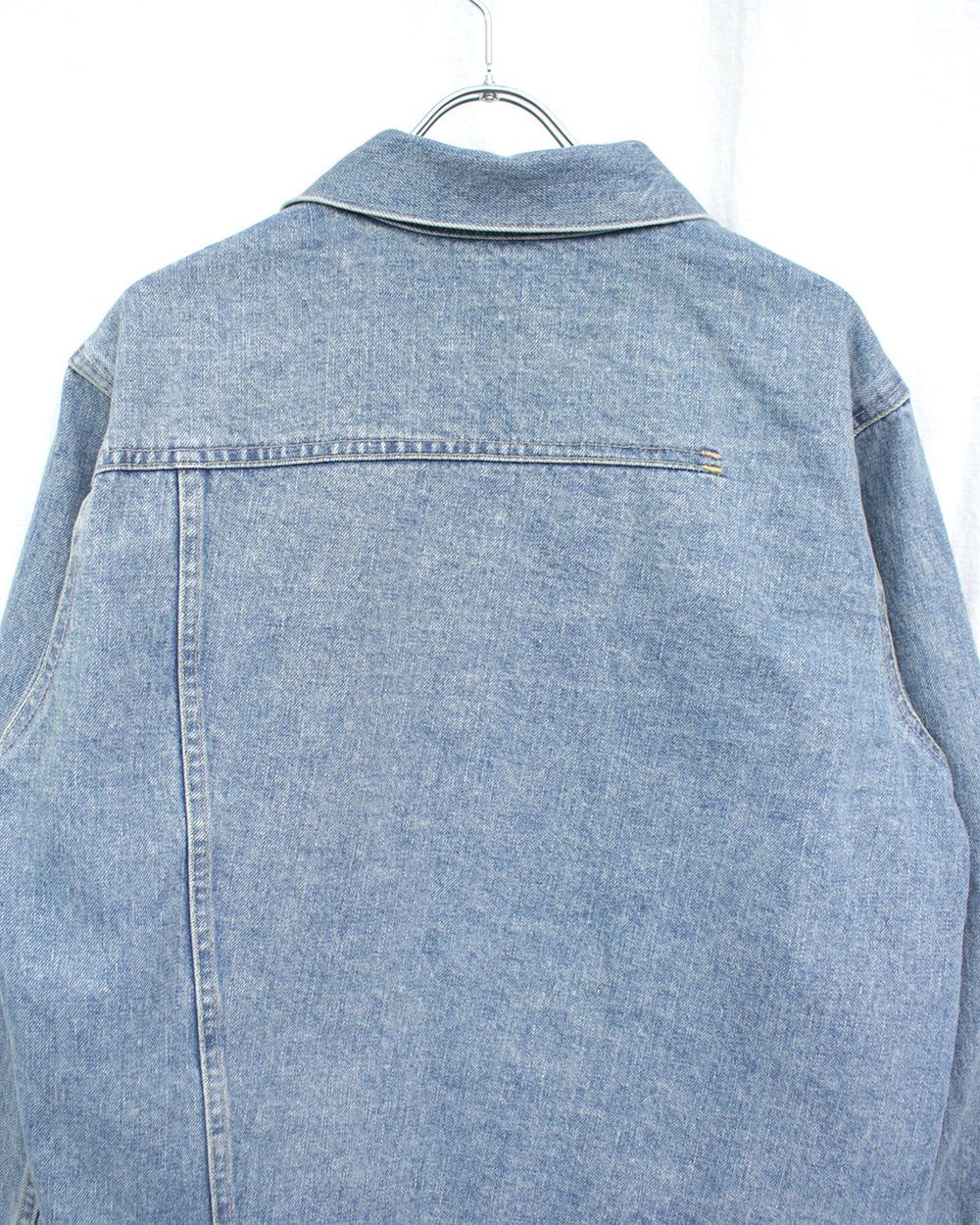 ENSOU. / ERASED JEAN JACKET-SPLASH (E14J008) BLUE – Mukta / Sal