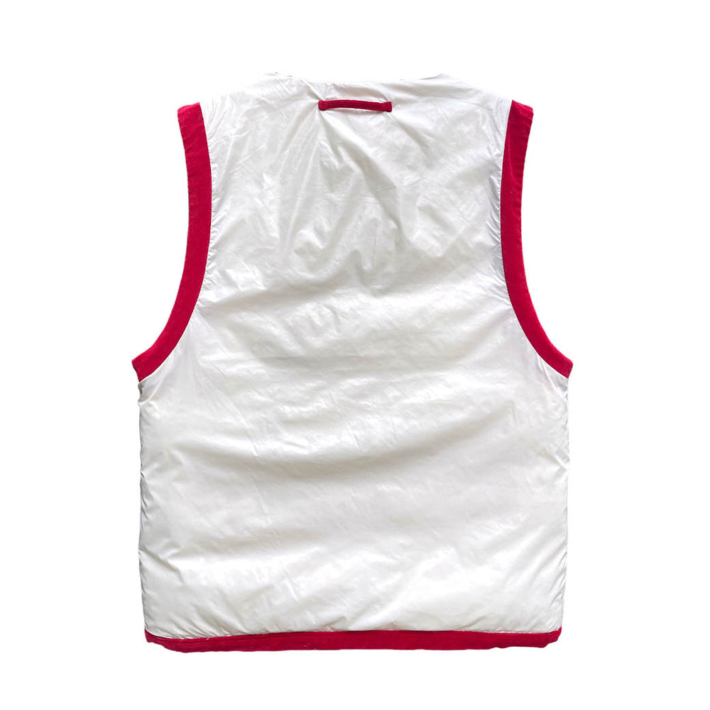 FAF / RVERCIBLE CHECKER DOWN VEST (13422002) Red – Mukta / Sal