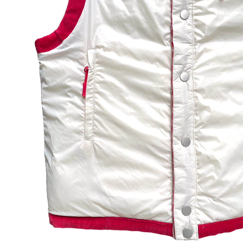 FAF / RVERCIBLE CHECKER DOWN VEST (13422002) Red – Mukta / Sal