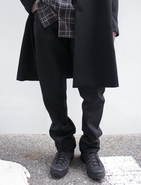 I SHII / 4-POCKET WAXED DENIM - Black (i SHII-01)