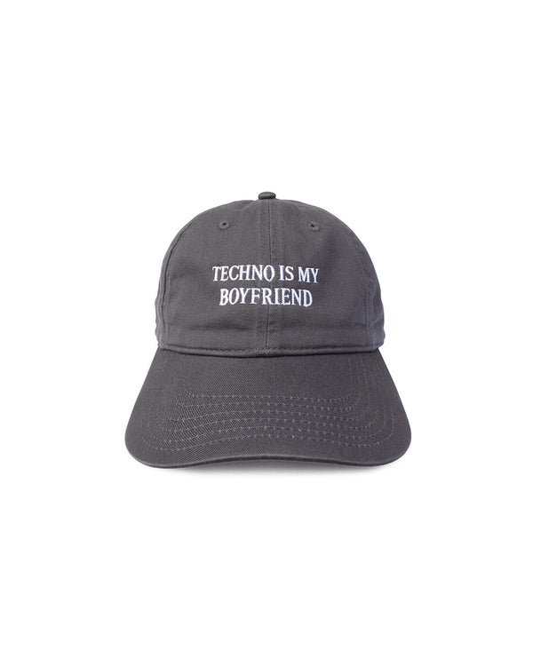 TECHNO IS MY BOYFRIEND CAP (IDEA_CAP01) Charcoal