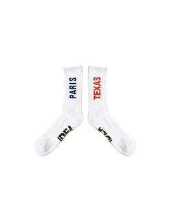 PARIS, TEXAS SOCKS (IDEA_TEE09) White