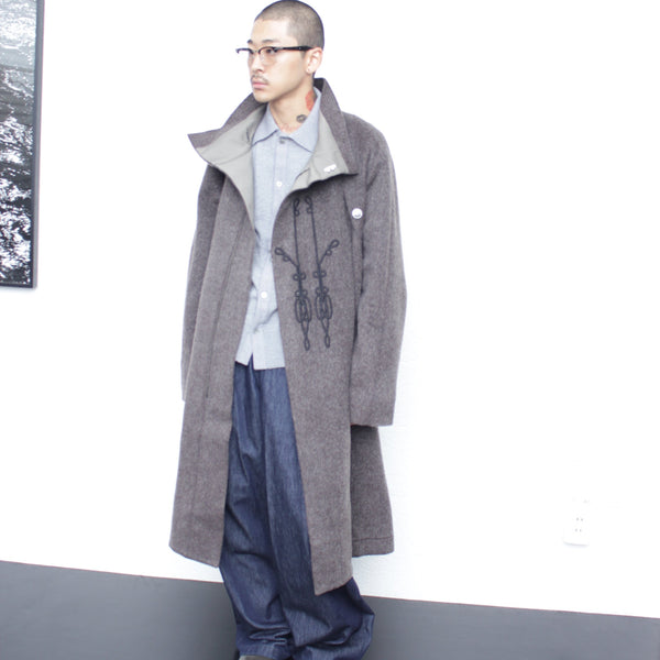 Kiko Kostadinov Black Critias Coat 44 Kiko Kostadinov SS18 0004