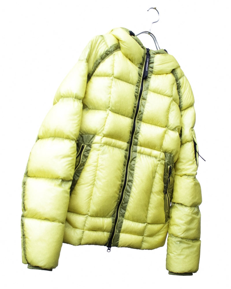 C.P. COMPANY / D.D. SHELL HOODED JACKET - Green Sheen (19CMOW702A)