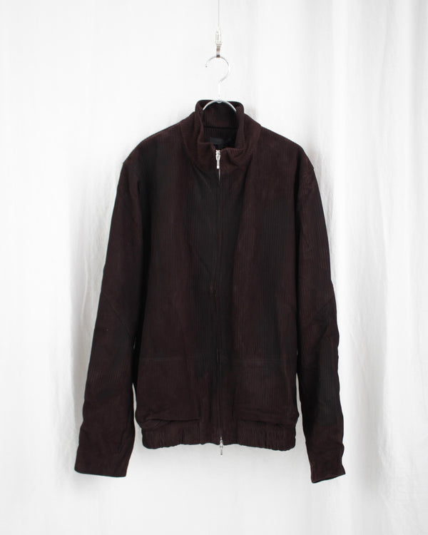 STEEL BLOUSON (OA-AW24-LTH-103-02) Dark Brown