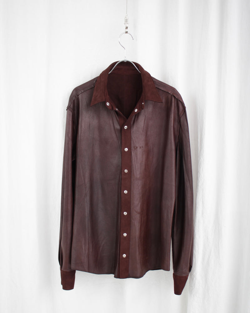 DRESS SHIRT (OA-AW24-SHR-103-01) Brown