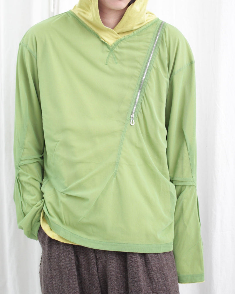 KNOX MESH HOODIE (KKAW24TP06-90) Lime / Lilac / Emerald