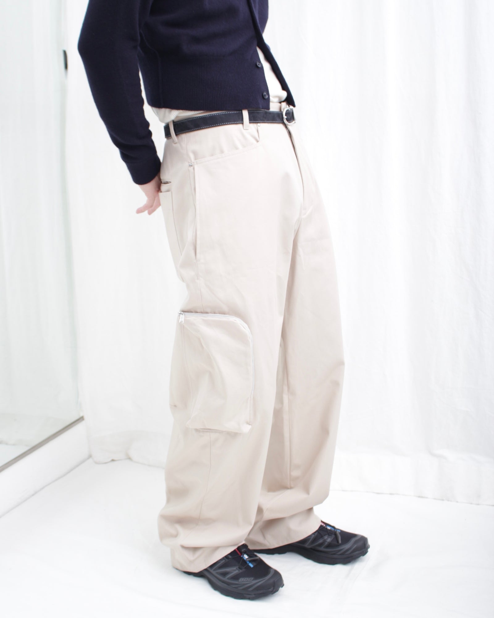 MATSUFUJI / OCTA 8 (4+4) POCKET TROUSERS - Boiled Peanuts