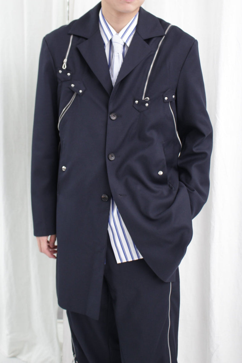 KNOX MULTI ZIP BLAZER (KKAW24J03-44) Darkl Navy