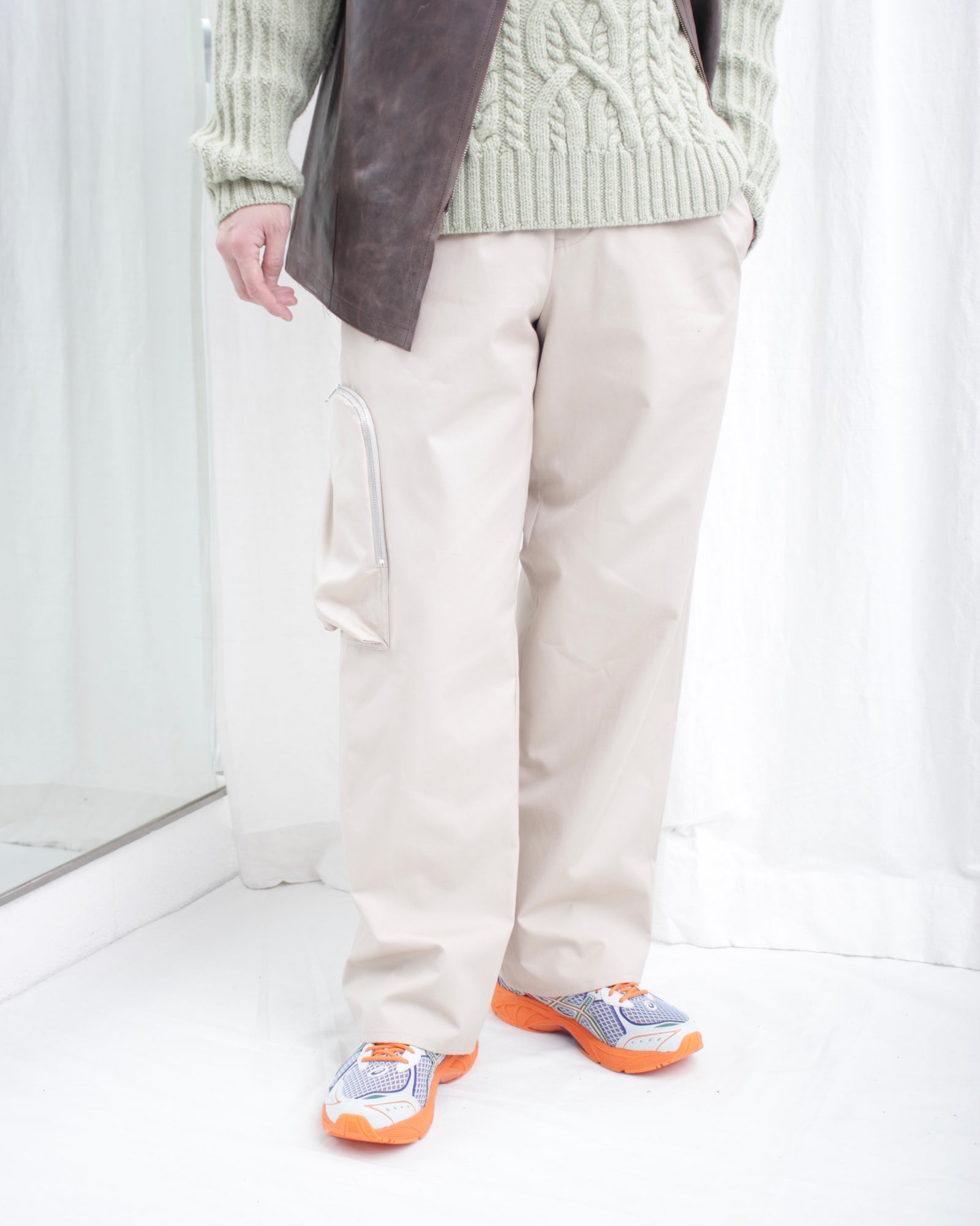 MATSUFUJI / OCTA 8 (4+4) POCKET TROUSERS - Boiled Peanuts
