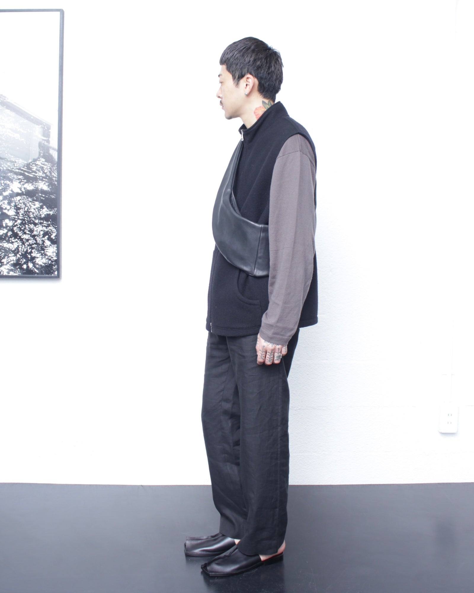 GABRIELA COLL GARMENTS / NO.7 LEATHER OPEN TOE BABOUCHE (S6-7-02