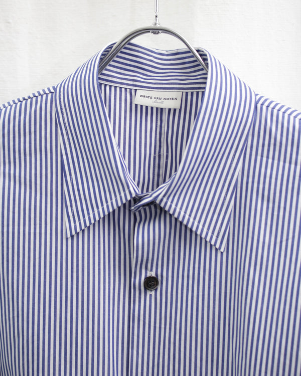 CARABY / PINSTRIPED COTTON POPLIN (242-020710-9296) Dessin B