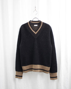 MOON SWEATER (242-021247-9719) Black / Camel