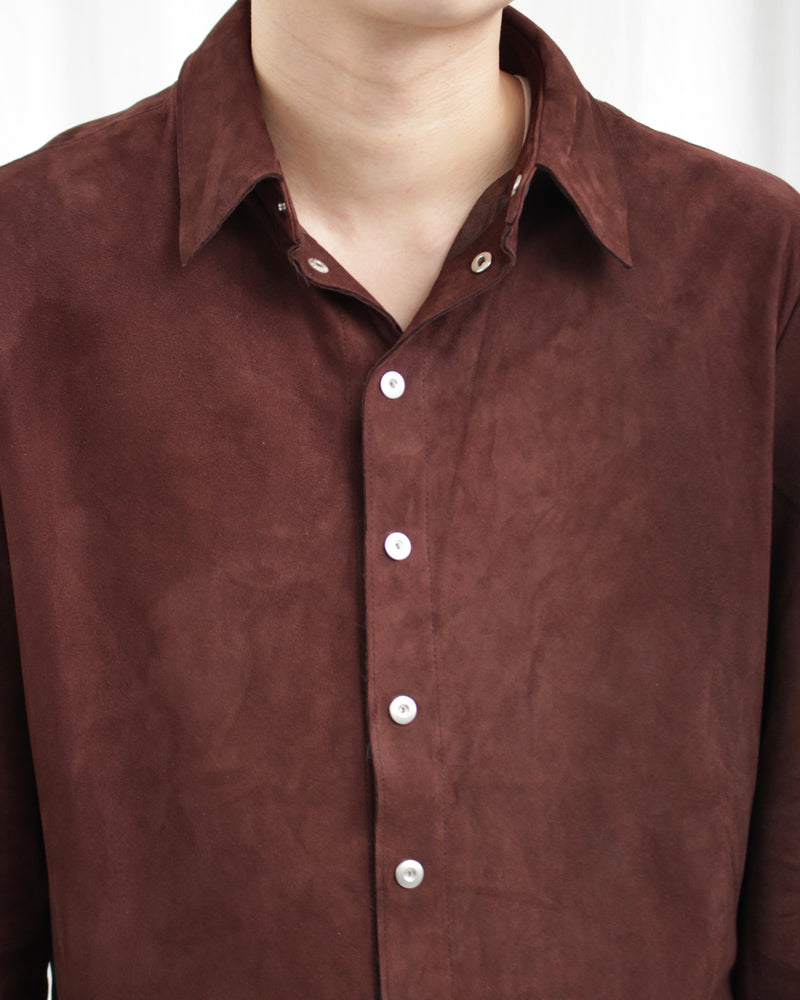 DRESS SHIRT (OA-AW24-SHR-103-01) Brown