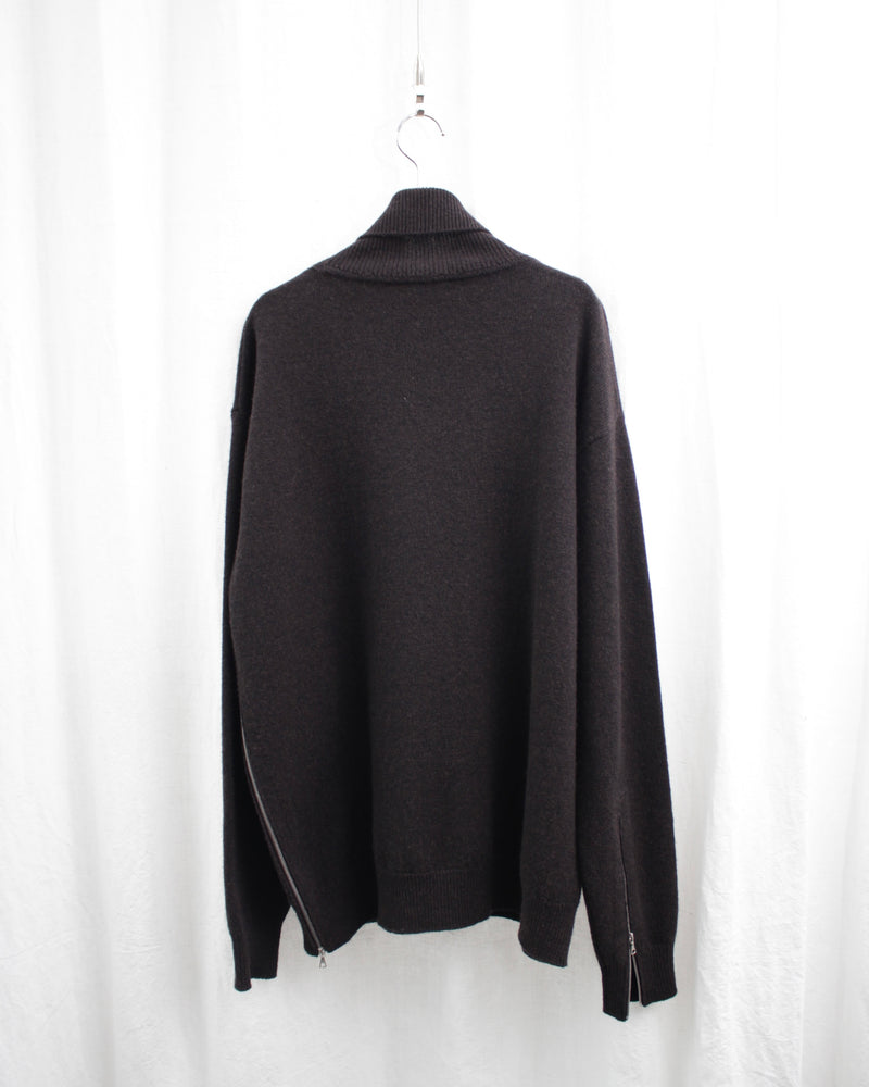 MUZO SWEATER (242-021247-9719) Dark Brown