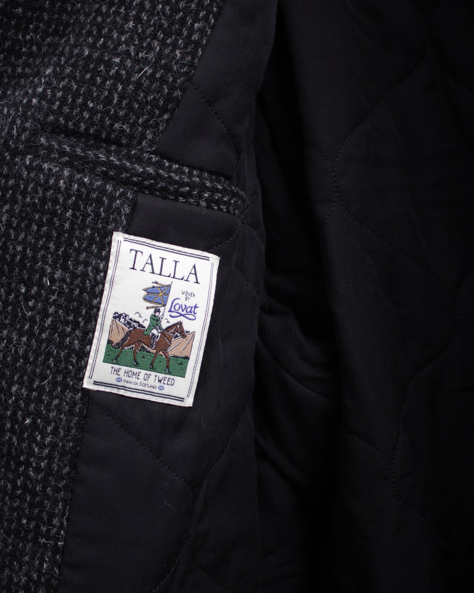 DRIES VAN NOTEN / VILLER / RUSTIC WOOL TWEED FROM LOVAT MILL (242
