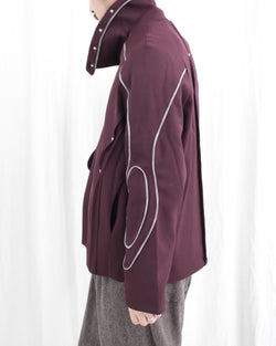 CHALICE JACKET W BAG (KKAW24J05-48) Maroon