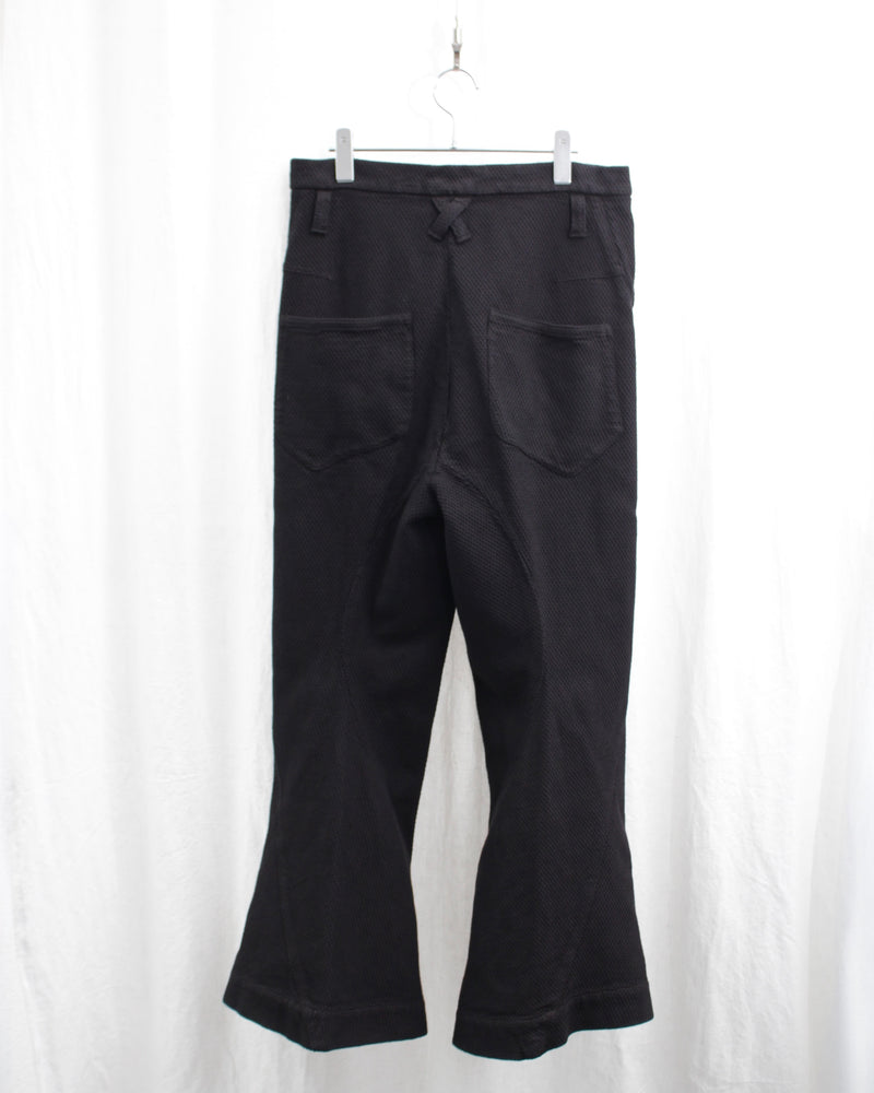 DEXTER PANTS - HONEYCOMB SASHIKO (1115-P-117) Black