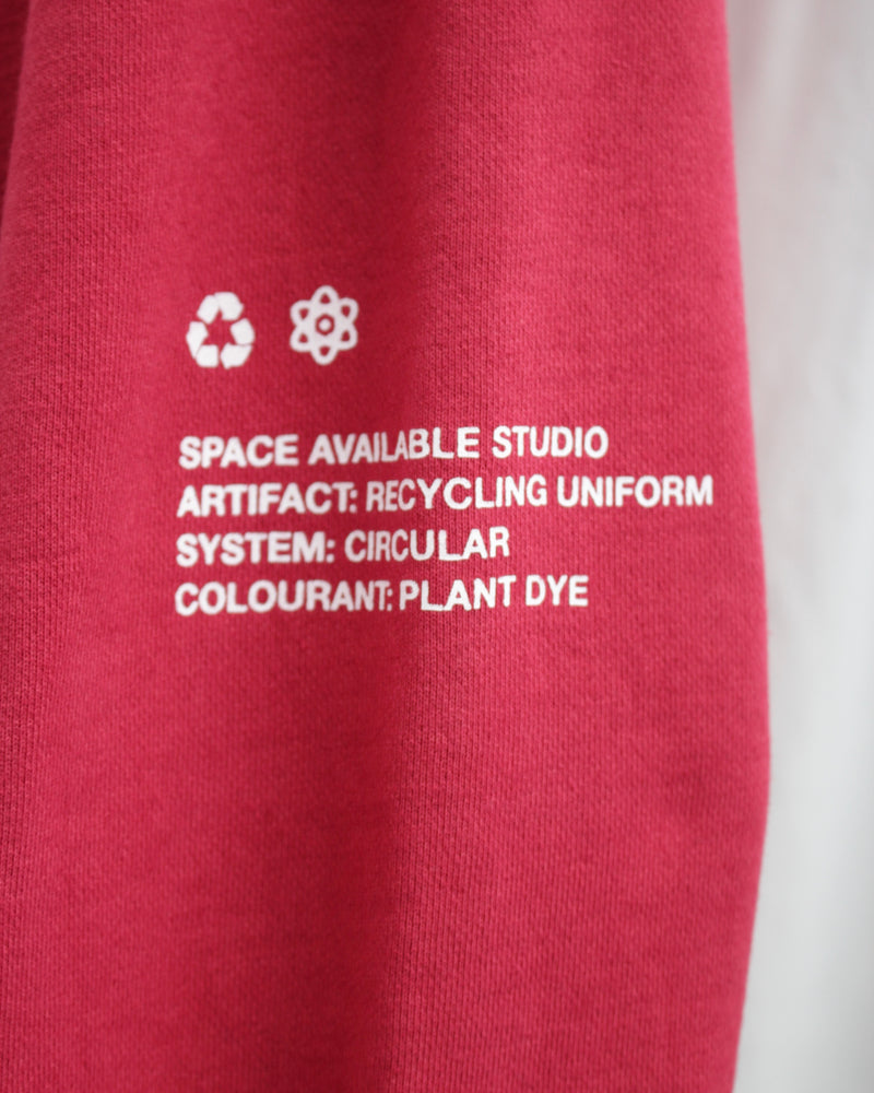 RECYCLING UNIFORM CREWNECK (SA-RUC003) Red