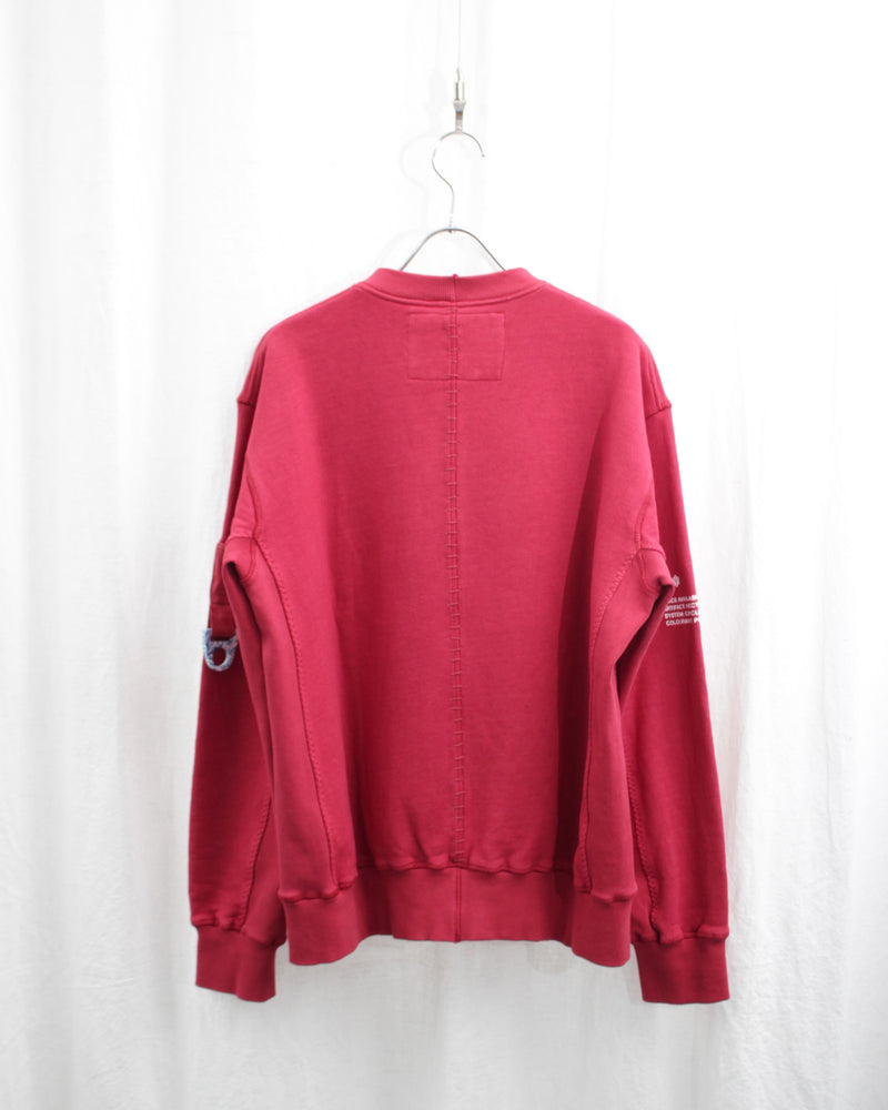 RECYCLING UNIFORM CREWNECK (SA-RUC003) Red