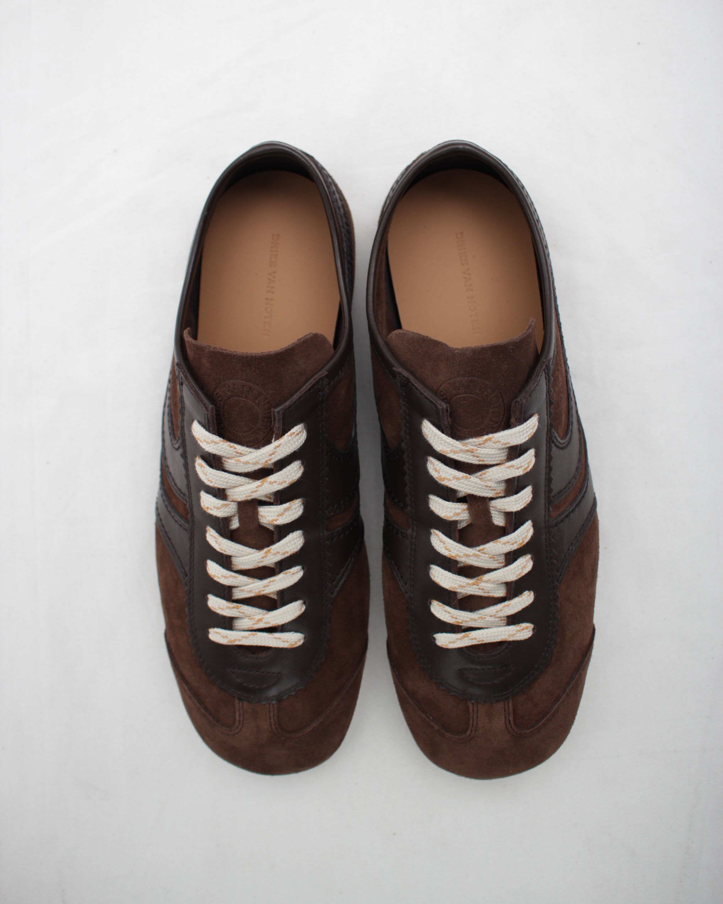 【関税込み】Dries Van Noten ブラウン シアリング スリッパ DRIES VAN NOTEN ドリス ヴァン ノッテン 24SS ベルベット