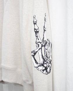 PEACE SWEATSHIRT (E11T004) Ivory