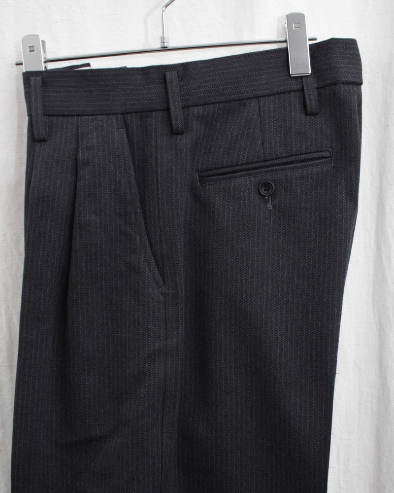 DONI'S TROUSERS (E11P001) Charcoal Stripe