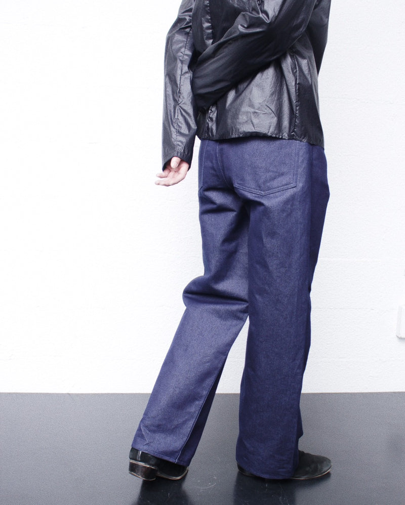 OMAR AFRIDI / 5 PKT TROUSERS / WASHI DENIM (OA-SS26-TRS-101-02