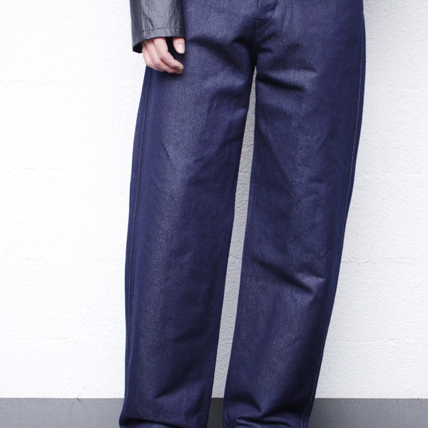 OMAR AFRIDI / 5 PKT TROUSERS / WASHI DENIM (OA-SS26-TRS-101-02 