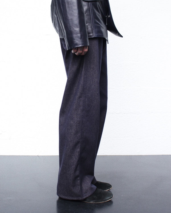 OMAR AFRIDI / 5 PKT TROUSERS / CASHMERE COTTON DENM (OA-SS26-TRS