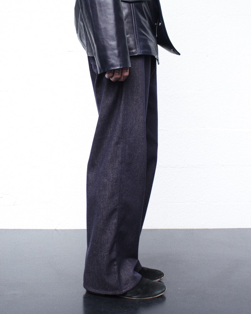 OMAR AFRIDI / 5 PKT TROUSERS / CASHMERE COTTON DENM (OA-SS26-TRS
