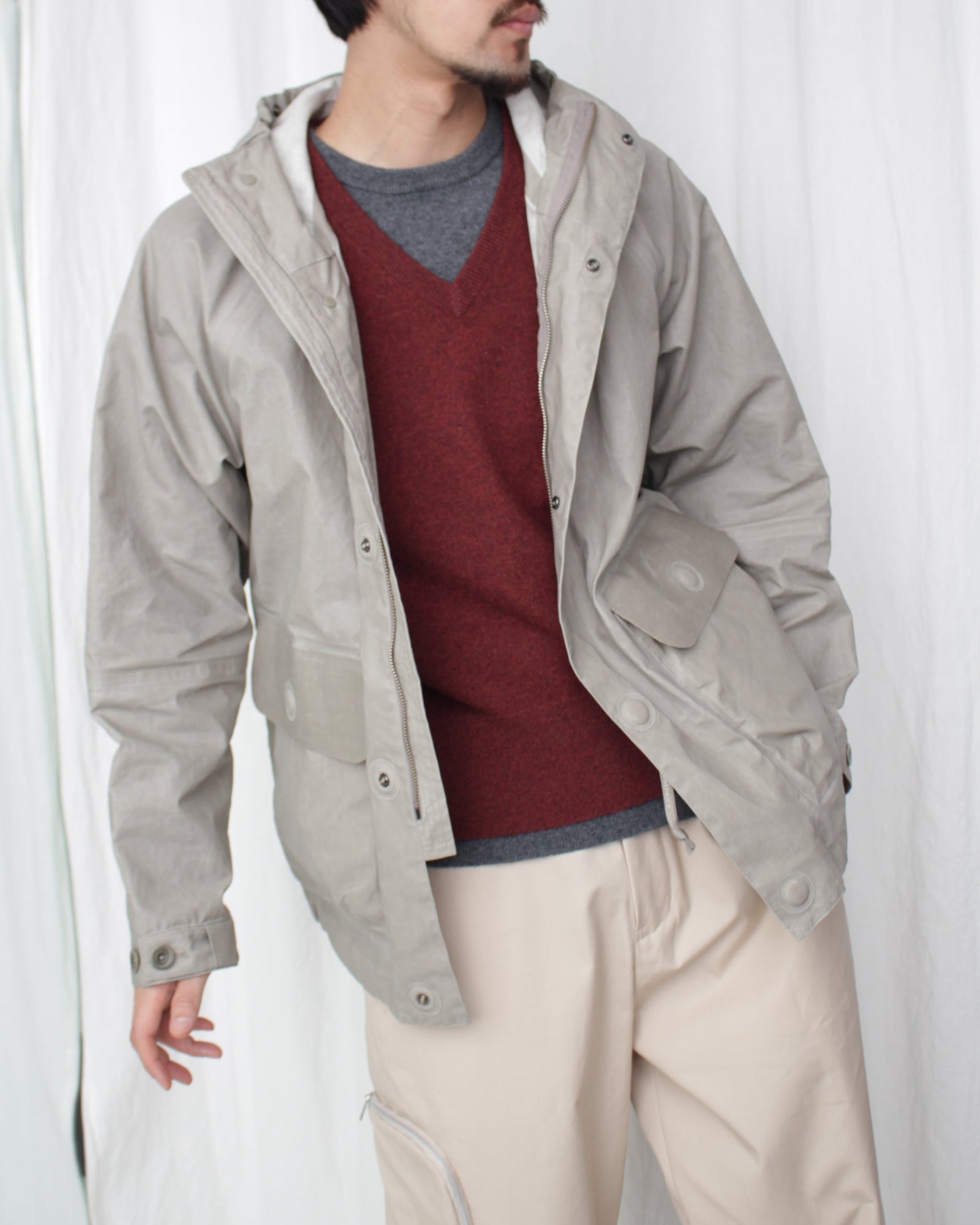 C.P. COMPANY / GOGGLE JACKET (18CMOW217A) Vintage Khaki